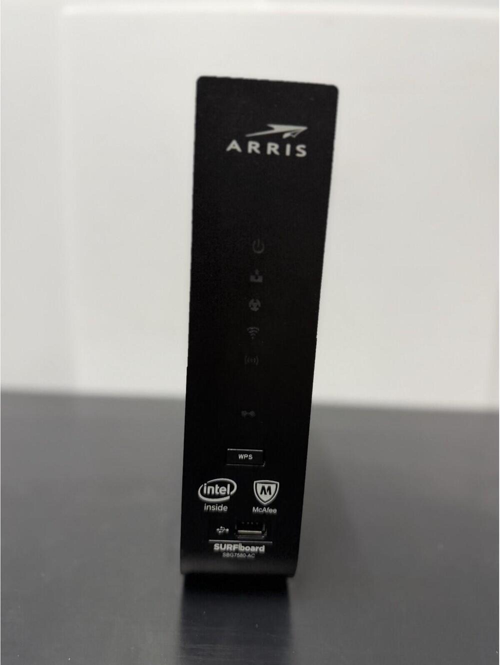 ARRIS SURFboard SBG7580-AC Cable Modem Router Combo DOCSIS 3.0 WiFi Tested